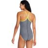 image:imageSpeedo Womens Swimsuit One Piece Closed Back Thin Strap HydrobraHeather Light Slate