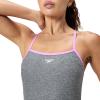 image:imageSpeedo Womens Swimsuit One Piece Closed Back Thin Strap HydrobraHeather Neon Violet