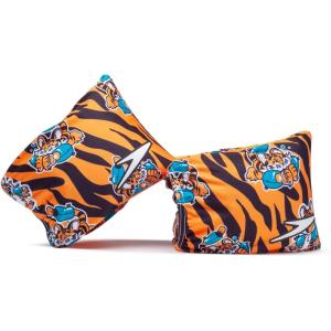 image:imageSpeedo unisexchild Swim Arm Bands Begin to SwimFlu Orange Tiger Splash