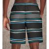 image:imageSpeedo Mens Swim Trunk Knee Length Tech VolleyGray Stripe