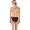 image:imageSpeedo Womens Vee 2 Endurance Lite One Piece SwimsuitBlackOrange