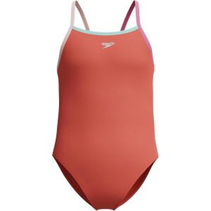 image:imageSpeedo Girls Swimsuit One Piece Thin StrapsTropic Coral