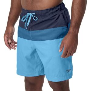 image:imageSpeedo Mens Swim Trunks  Casual Beach Swimwear  Quick Dry  Elastic Waist with Drawstring Blue L