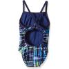 image:imageSpeedo Girls Powerflex Eco Laser Sticks Pulse Back SwimsuitLaser BlueGreen