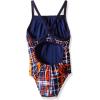 image:imageSpeedo Girls Powerflex Eco Laser Sticks Pulse Back SwimsuitLaser NavyOrange