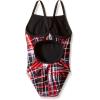 image:imageSpeedo Girls Powerflex Eco Laser Sticks Pulse Back SwimsuitLaser Speedo Red