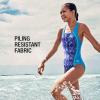 image:imageSpeedo Girls Swimsuit One Piece Thick Strap Racer Back PrintedDiscontinuedMulti Splice