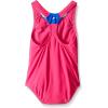 image:imageSpeedo Girls Swimsuit One Piece Thick Strap Racer Back PrintedDiscontinuedMulti Splice