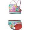 image:imageSpeedo Girls Swimsuit Two Piece Bikini SetSixties Garden Pink Lemonade