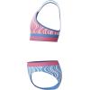 image:imageSpeedo Girls Swimsuit Two Piece Bikini SetWavy Stripe Periwinkle Blue