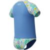 image:imageSpeedo Girls Uv Swim Shirt Short Sleeve Rashguard SetSummer Stamp Periwinkle Blue