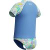 image:imageSpeedo Girls Uv Swim Shirt Short Sleeve Rashguard SetSummer Stamp Periwinkle Blue