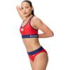 image:imageSpeedo Womens Guard Sport Bra Swimsuit TopRed