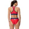 image:imageSpeedo Womens Guard Sport Bra Swimsuit TopRed