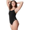 image:imageSpeedo Womens Swimsuit One Piece Endurance Strappy SolidSpeedo Black