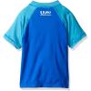 image:imageSpeedo Womens Uv Swim Shirt Short Sleeve Color Block RashguardDiscontinuedRadiant Blue