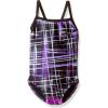 image:imageSpeedo Girls Powerflex Eco Laser Sticks Pulse Back SwimsuitLaser Speedo Purple