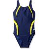 image:imageSpeedo Girls Swimsuit One Piece Powerflex Pulse Back Solid Youth Team Colors