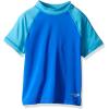 image:imageSpeedo Womens Uv Swim Shirt Short Sleeve Color Block RashguardDiscontinuedRadiant Blue
