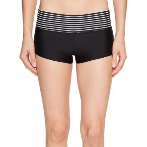 image:imageSpeedo Womens Swimsuit Bottom Boyshort LengthBlackWhite