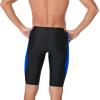 image:imageSpeedo Mens Swimsuit Jammer Powerflex Eco Revolve Splice Team ColorsBlackBlue