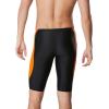 image:imageSpeedo Mens Swimsuit Jammer Powerflex Eco Revolve Splice Team ColorsBlackOrange
