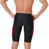 image:imageSpeedo Mens Swimsuit Jammer Powerflex Eco Revolve Splice Team ColorsBlackRed