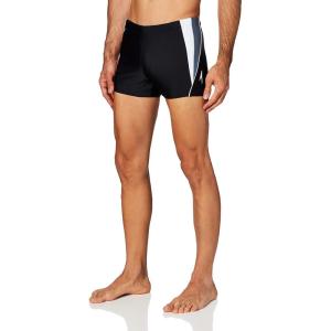 image:imageSpeedo Mens Swimsuit Square Leg SpliceBlackBlack