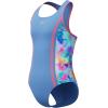 image:imageSpeedo Girls Printed Sport SplicePeriwinkle Blue Watercolor Garden