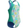 image:imageSpeedo Girls Printed Sport SpliceSummer Stamp Marine Green