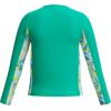 image:imageSpeedo Girls Uv Swim Shirt Long Sleeve RashguardMarine Green Mod Petals