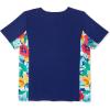 image:imageSpeedo Girls Uv Swim Shirt Short Sleeve Printed RashguardPeacoat Splice