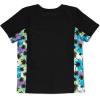 image:imageSpeedo Girls Uv Swim Shirt Short Sleeve Printed RashguardSpeedo Black