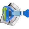 image:imageSpeedo Unisex Child Adventure Mask Junior Swimsuit SeparatesM Bright BlueClear