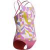 image:imageSpeedo girls Swimsuit Two Piece Tankini Thin StrapMod Petals Neon Violet