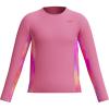 image:imageSpeedo Girls Uv Swim Shirt Long Sleeve RashguardPink Lemonade Chilly Dye