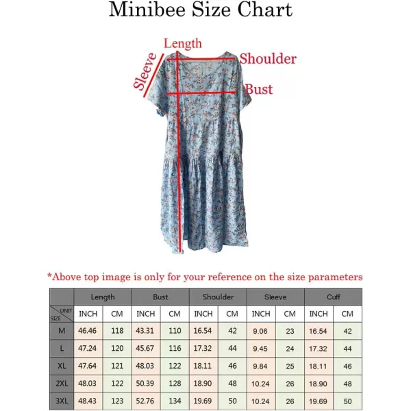 Minibee Womens Bohemian Maxi Dress Summer Short Sleeve Boho Floral Long Beach Swing Dresses with PocketsPink