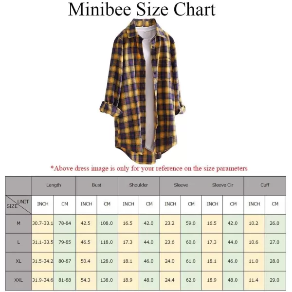 Minibee Womens Cotton Blouses Tops Plaid Long Sleeve High Low Button Down Shirts TunicGreen