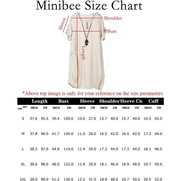 Minibee Womens Ruffle Oversize Casual Midi Dresses with PocketsBeige