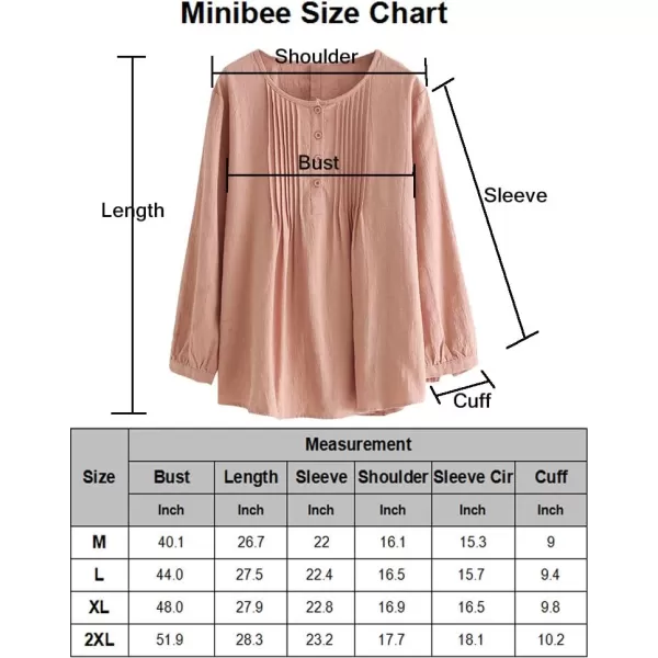 Minibee Womens Scoop Neck Pleated Blouse Solid Color Lovely Button Tunic ShirtGray