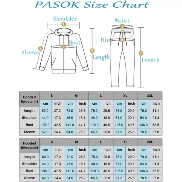 PASOK Mens Casual Tracksuit Set Long Sleeve FullZip Running Jogging Athletic Sweat Suits01 Light Gray