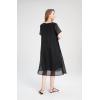 imageMinibee Womens Midi Dress Summer V Neck Short Sleeve Boho Casual Flowy Beach Dresses with Pockets