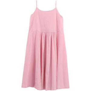 imageMinibee Womens Cotton Linen Dress Sleeveless Casual Plus Size Long Skirt