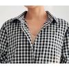 imageMinibee Womens Plaid Shirts Dress Button Down Long Sleeve Cotton Casual Blouses Dresses with PocketsKhaki