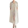 imageMinibee Womens Plaid Shirts Dress Button Down Long Sleeve Cotton Casual Blouses Dresses with PocketsKhaki