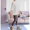 imageMinibee Womens 34 Length Sleeve Tops Cotton Linen Shirts Casual Blouse Summer Tops for WomenWhite