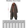 imageMinibee Womens Corduroy Shacket Jacket Button Down Shirts Fall Long Sleeve Coat with PocketsArmy Green