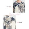imageMinibee Womens Linen Dress Long Sleeve Retro Tunic Dresses Ethnic Floral Print Clothing