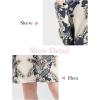 imageMinibee Womens Linen Dress Long Sleeve Retro Tunic Dresses Ethnic Floral Print Clothing