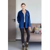 imageMinibee Womens Corduroy Jacket Long Sleeve Shacket Button Down Shirts Casual Coats Tops with Side PocketsBlue